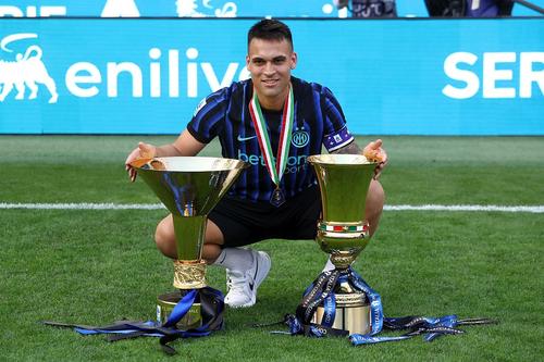 Lautaro Martinez a contribuit la cele două trofee cucerite de Inter în acest sezon // foto: Guliver/gettyimages