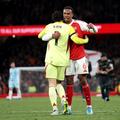David Raya și Gabriel la Arsenal - Burnley // Foto: Getty Images