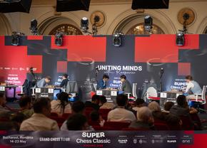 Zi de remize la Super Chess Classic România 2026:  clasamentul rămâne neschimbat după runda V