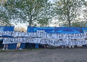 Furie dezlănțuită la Ovidiu » Ultrașii n-au acceptat eșecul Farului: Gică Popescu, principalul vizat!