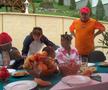 Antonie Solomon și familia lui Mariko Daouda / Sursă foto: Gazeta Sporturilor