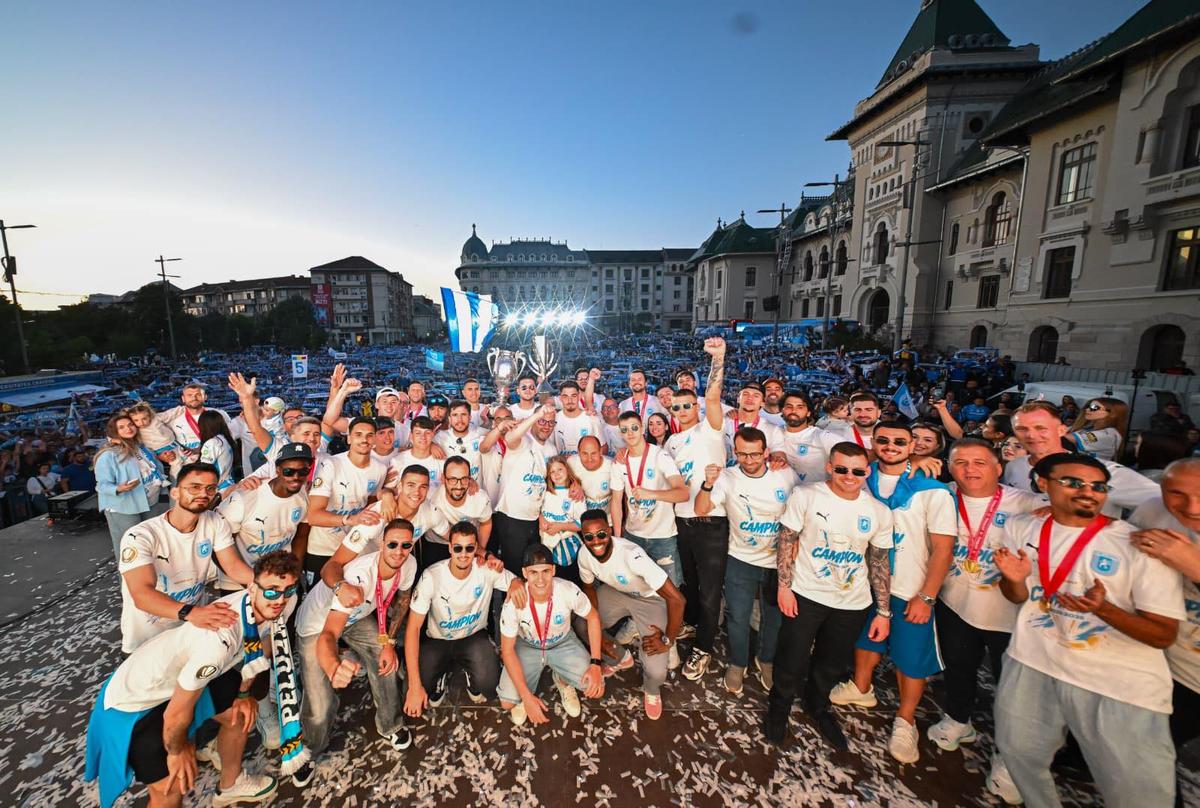 Campionii de la Craiova au imitat trendul cu ochelarii de soare