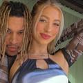 Brandon Clarke, alături de Amber Lorraine, logodnica sa/Foto: X