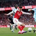 Kai Havertz (tricou roșu), în Arsenal 0 Burnley 1-0 / Foto: GettyImages