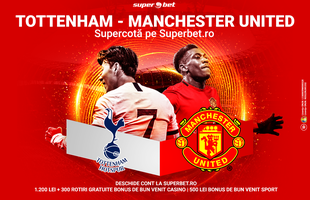 Ai SuperCotă pe Superbet la Tottenham – Man United, meciul în care revin Harry Kane și Marcus Rashford