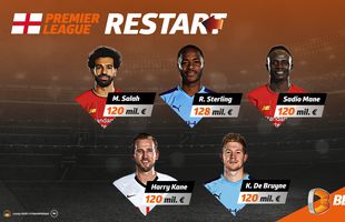 Restart total în Premier League! Ofertă de top pe Betano pentru prima etapă integrală