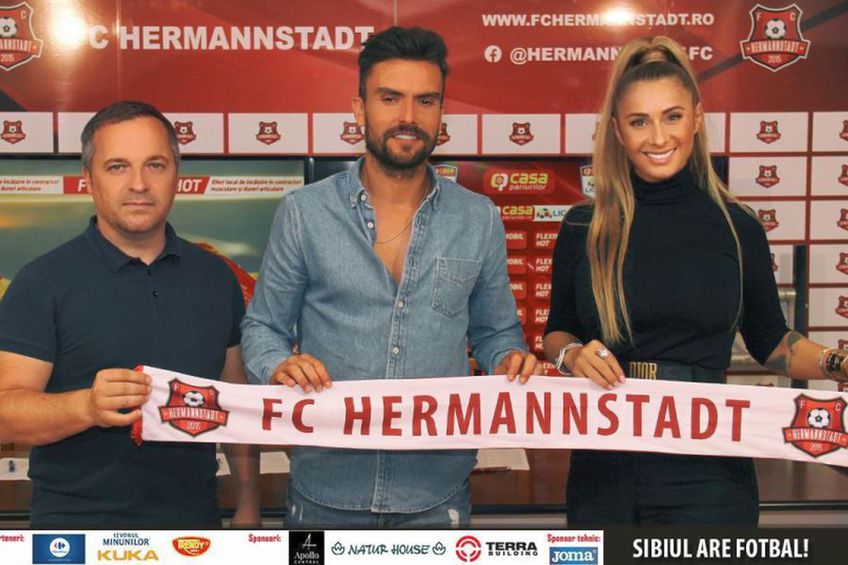 Ruben Albes a fost prezentat oficial la Hermannstadt  // foto: facebook @ FC Hermannstadt