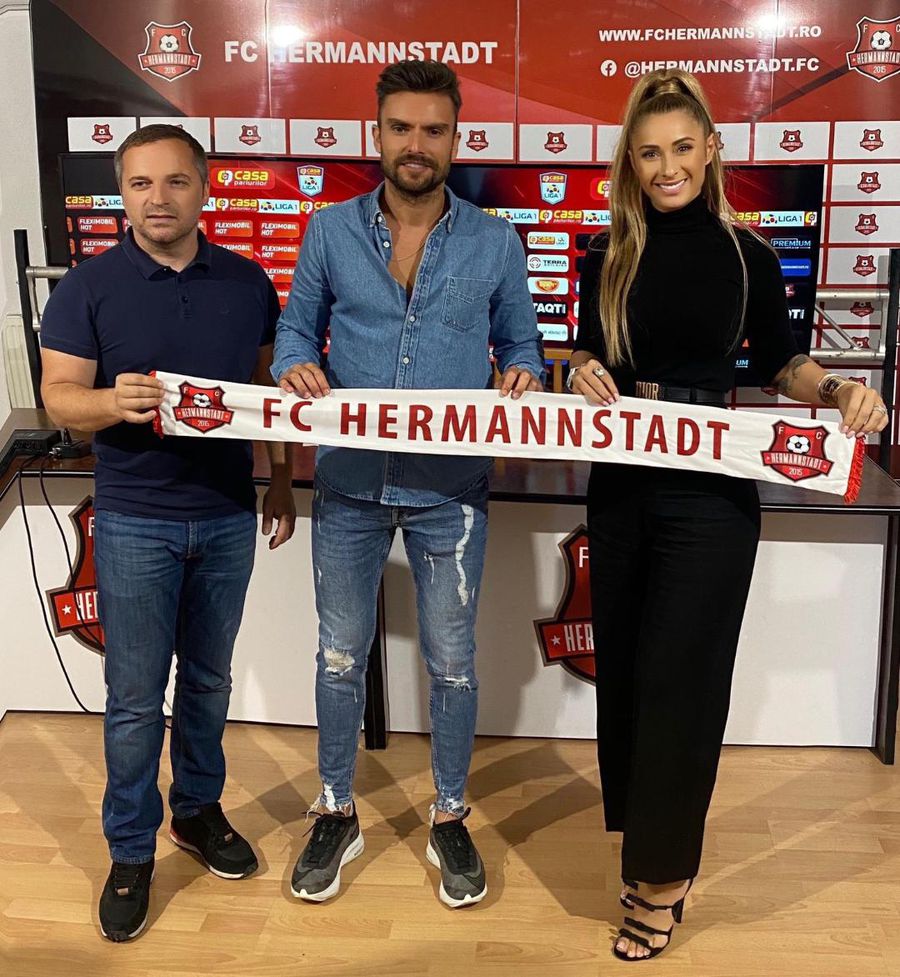 Ruben Albes, prezentat oficial la Hermannstadt: „Am ales acest club datorită proiectului. Am vorbit cu o persoană din agenția lui Rivaldo”
