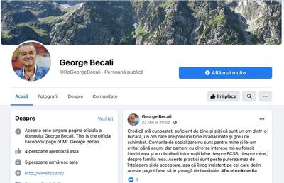 Gigi Becali, noi explicații despre pagina sa de Facebook » Cine e în spatele contului: „Dacă o scrie, nu o să-l omor, treaba lui”