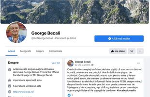 Gigi Becali, noi explicații despre pagina sa de Facebook » Cine e în spatele contului: „Dacă o scrie, nu o să-l omor, treaba lui”