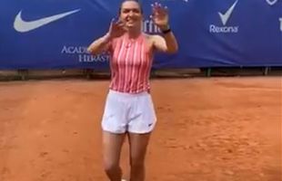 VIDEO Simona Halep s-a antrenat azi și a transmis live: ce problemă a întâmpinat locul 2 WTA