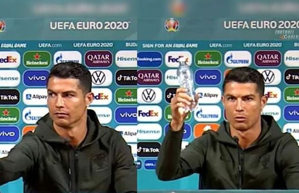 Cristiano Ronaldo n-a fost primul! Cine i-a luat fața la EURO în războiul contra sucurilor: „Să nu beți Coca Cola!”