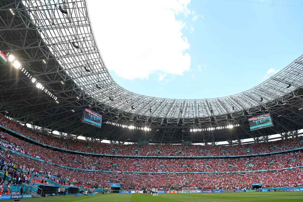 Suporteri Puskas Arena // Ungaria - Franța, grupe EURO 2020
