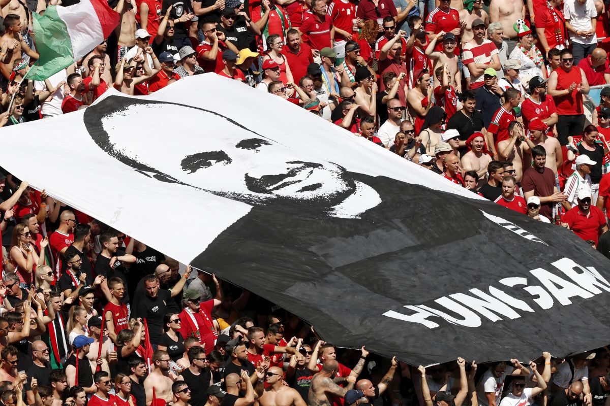 Suporteri Puskas Arena // Ungaria - Franța, grupe EURO 2020