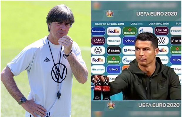Joachim Low, înainte de „șocul” Portugalia - Germania: „Cristiano poate face mai mult decât să dea la o parte sticlele de Coca-Cola”