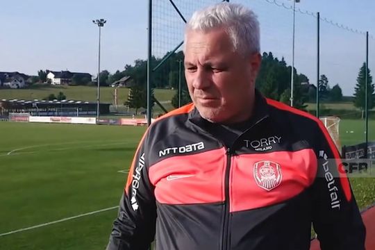 Marius Șumudică, antrenor CFR Cluj // foto: captură Facebook