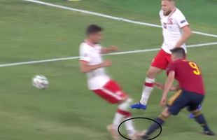 VAR, intervenție în favoarea Spaniei la meciul cu Polonia! Anglia nu a primit penalty la o fază similară