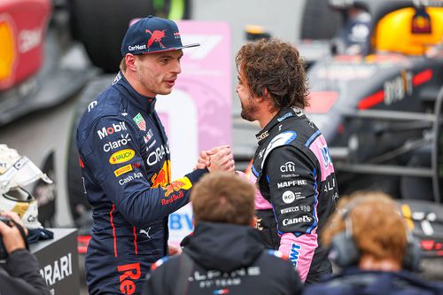 Max Verstappen și Fernando Alonso // FOTO: Imago