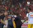 Edi Iordănescu sărbătorește al doilea gol al lui Mihăilă cu Elveția