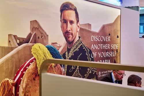 Lionel Messi promovează o campanie de turism a Arabiei Saudite // Foto: Imago