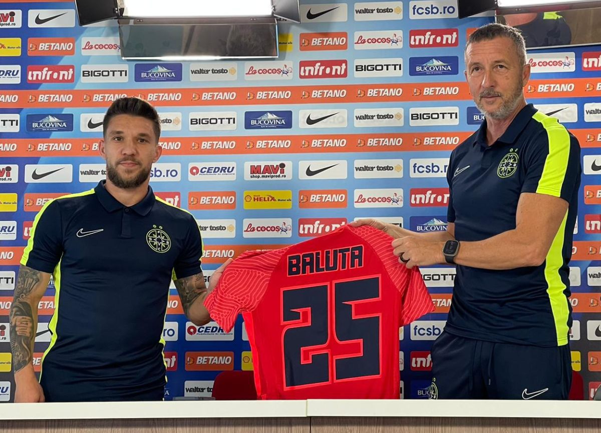 FCSB l-a prezentat azi Alexandru Băluță:  „Nu m-am simțit dorit la Craiova! Nu a existat niciun echilibru între oferte”
