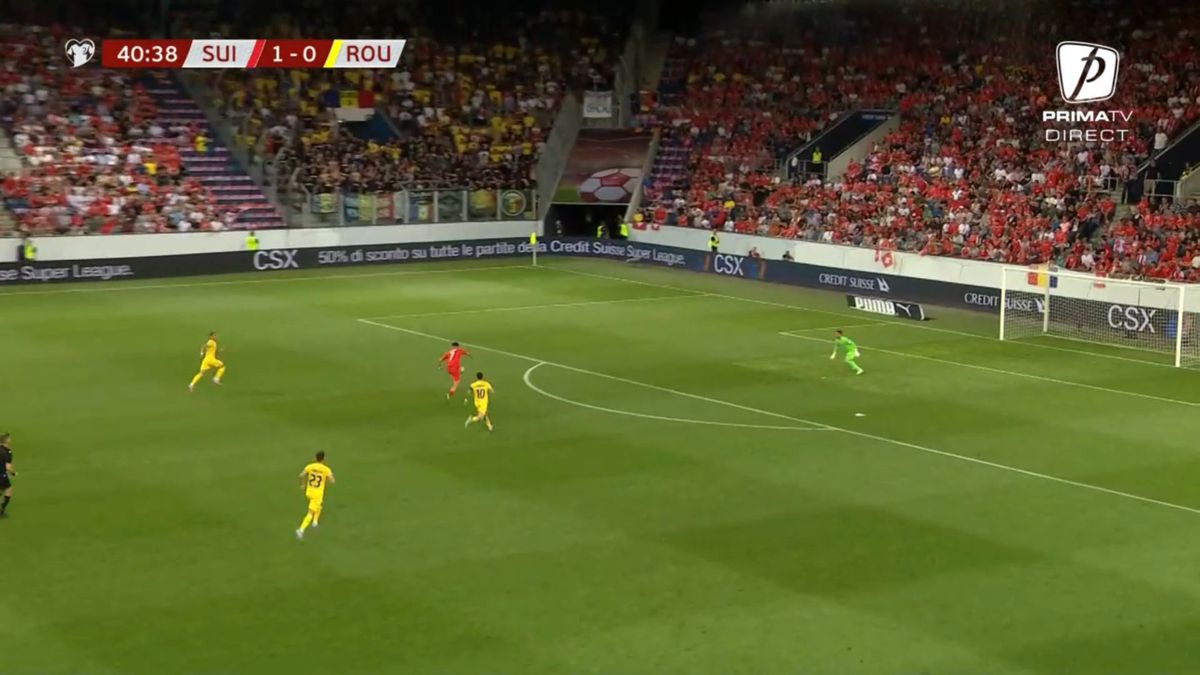 FOTO Elveția - România, golul doi al elvețienilor 19.06.2023