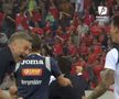 Edi Iordănescu sărbătorește al doilea gol al lui Mihăilă cu Elveția