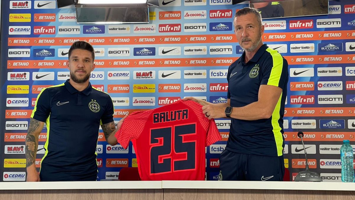 FCSB l-a prezentat azi Alexandru Băluță:  „Nu m-am simțit dorit la Craiova! Nu a existat niciun echilibru între oferte”