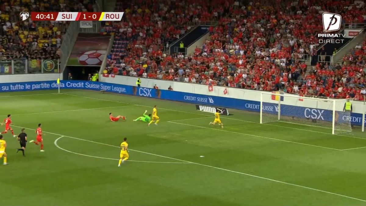 FOTO Elveția - România, golul doi al elvețienilor 19.06.2023