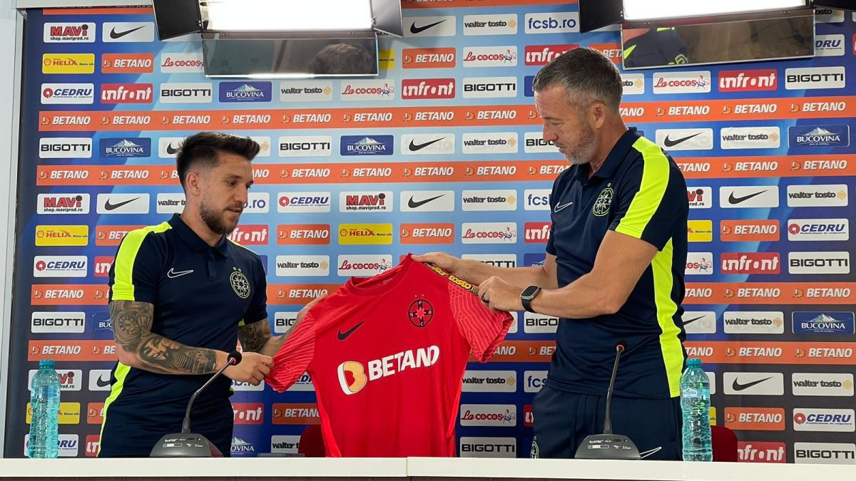 Alexandru Băluță, prezentat oficial la FCSB