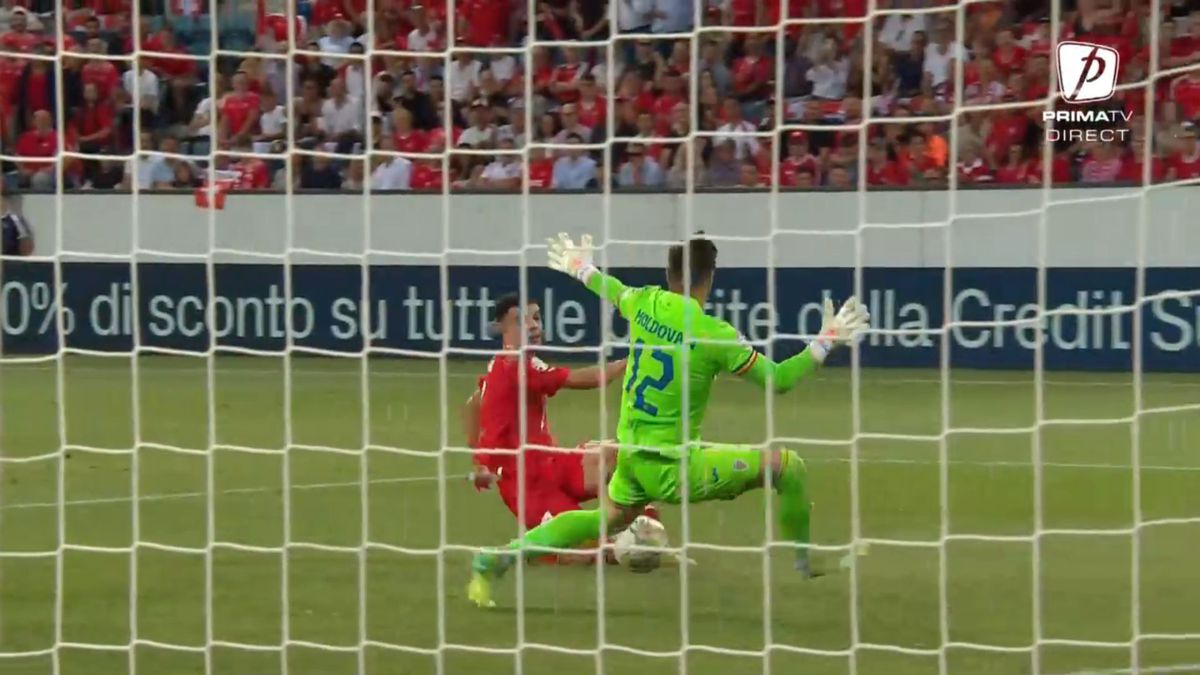 Șah-mat la România » Elveția a marcat după un contraatac de două pase: Nicolae Stanciu a ajuns ultimul apărător!