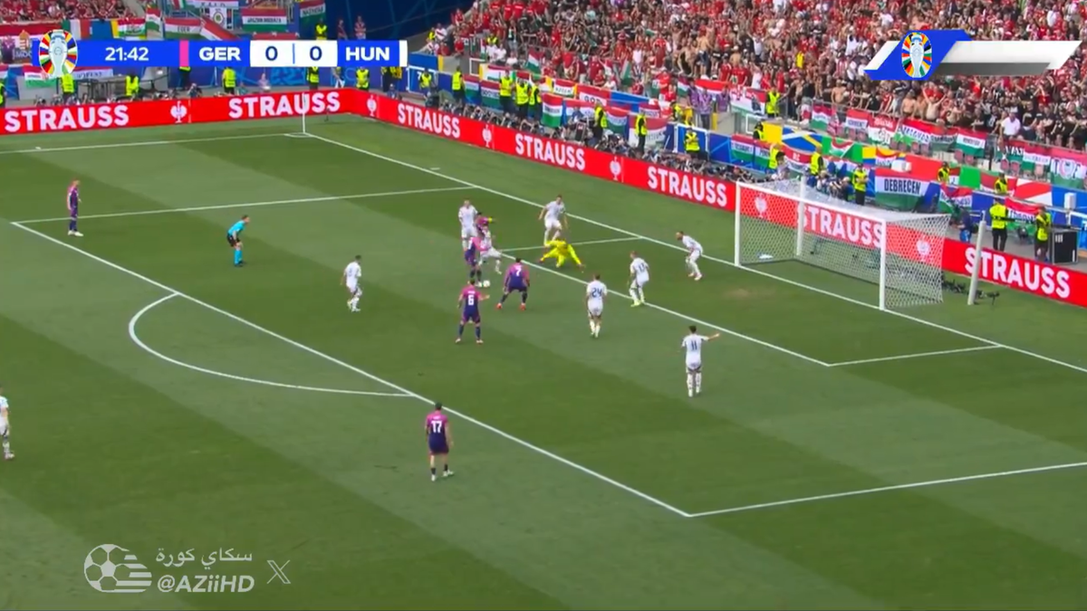 Golul lui Musiala în Germania - Ungaria