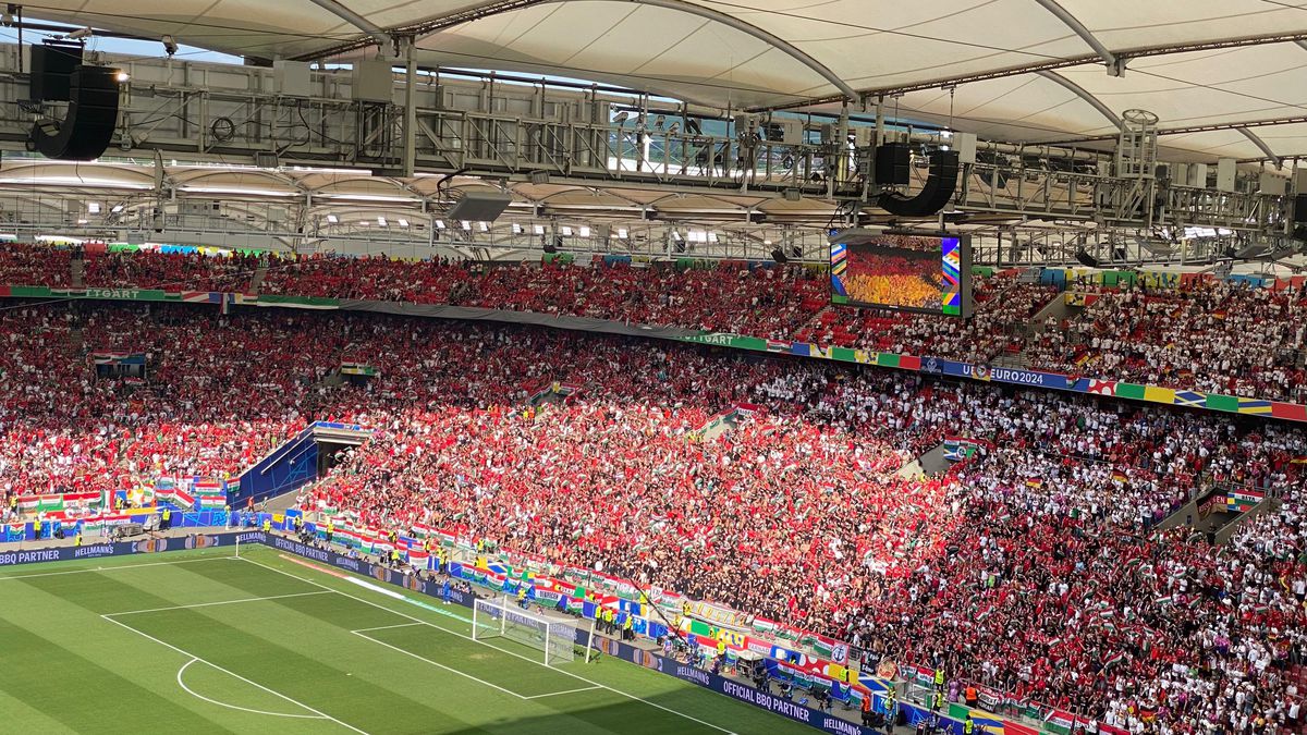 Din Superliga, la EURO 2024 » Ce s-a putut auzi pe stadion la Germania - Ungaria