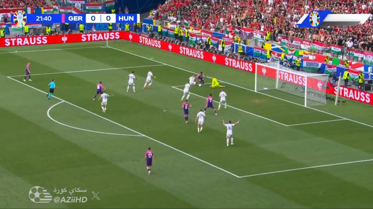 Golul lui Musiala în Germania - Ungaria