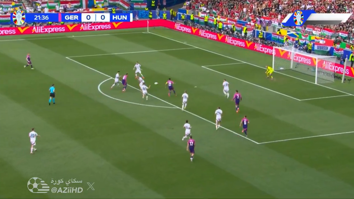 Golul lui Musiala în Germania - Ungaria