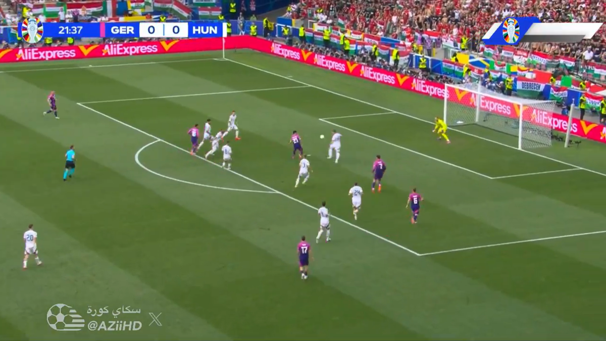 Golul lui Musiala în Germania - Ungaria