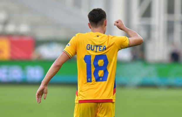 A înscris un gol superb și a celebrat ca Ronaldo! Cine este marcatorul golului României U19 în partida cu Danemarca U19