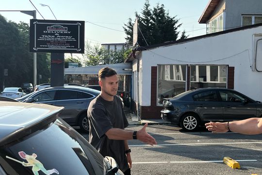 Dennis Politic la vizita medicală, foto: GSP