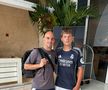 Fiul lui Cristi Borcea, Alex, alături de legende ale lui Real Madrid