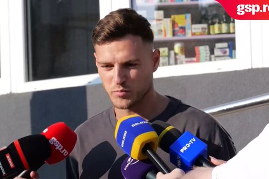 Dennis Politic, la reunirea lotului FCSB