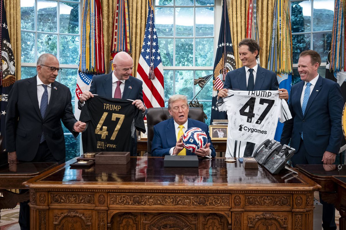Donald Trump, alături de jucătorii lui Juventus