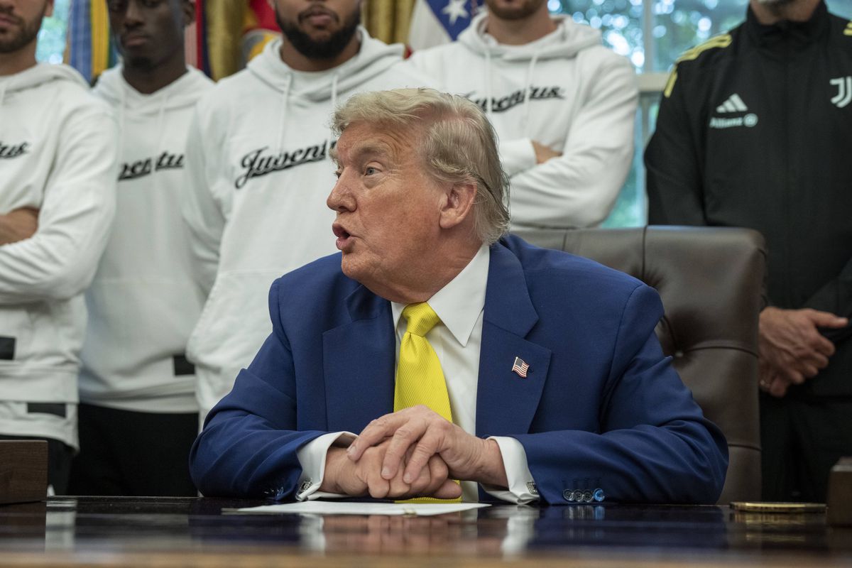 Donald Trump, alături de jucătorii lui Juventus