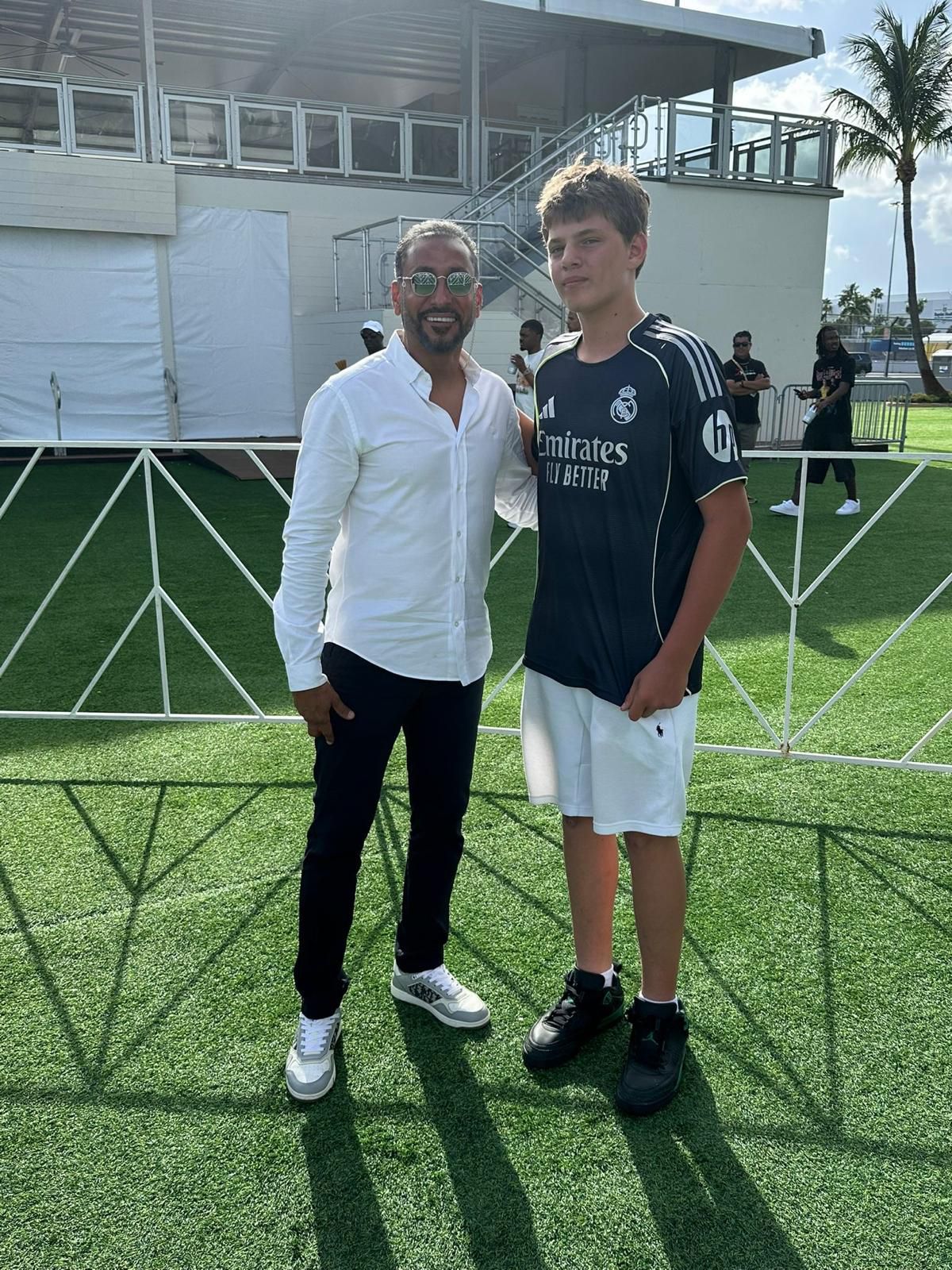 Fiul lui Cristi Borcea, Alex, alături de legende ale lui Real Madrid