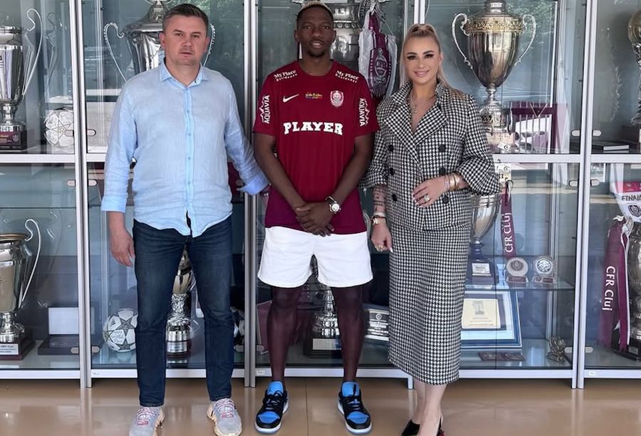 Kenneth Omeruo a semnat cu CFR Cluj CFR Cluj a făcut al doilea transfer al zilei » Anamaria Prodan l-a anunțat înaintea clubului