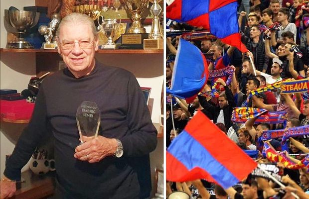 Legenda Emeric Ienei, de partea suporterilor FCSB: „Este președintele nostru!”