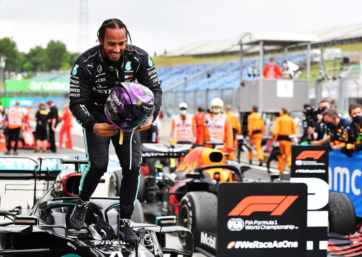 FORMULA 1. FOTO Lewis Hamilton, a 8-a victorie pe circuitul de la Hungaroring