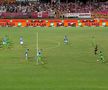 Al treilea gol al lui Sorescu // Captură Telekom Sport