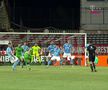 Al treilea gol al lui Sorescu // Captură Telekom Sport