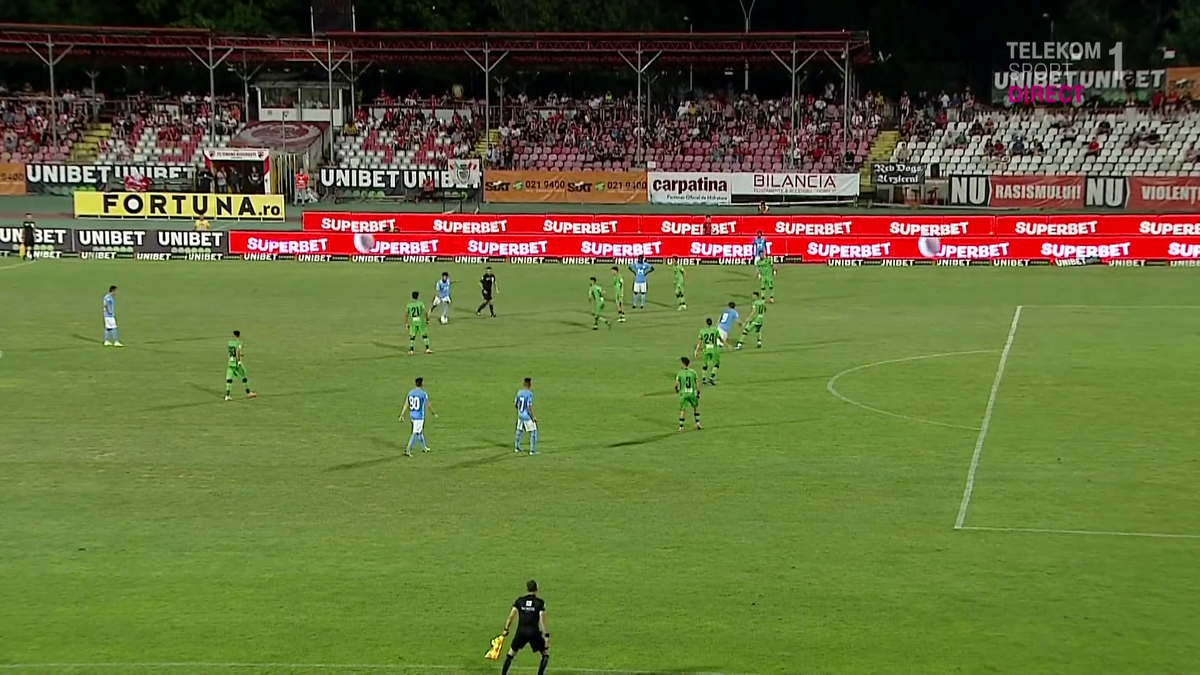 FOTO Minge de arbitru Dinamo - Voluntari 19.07.2021