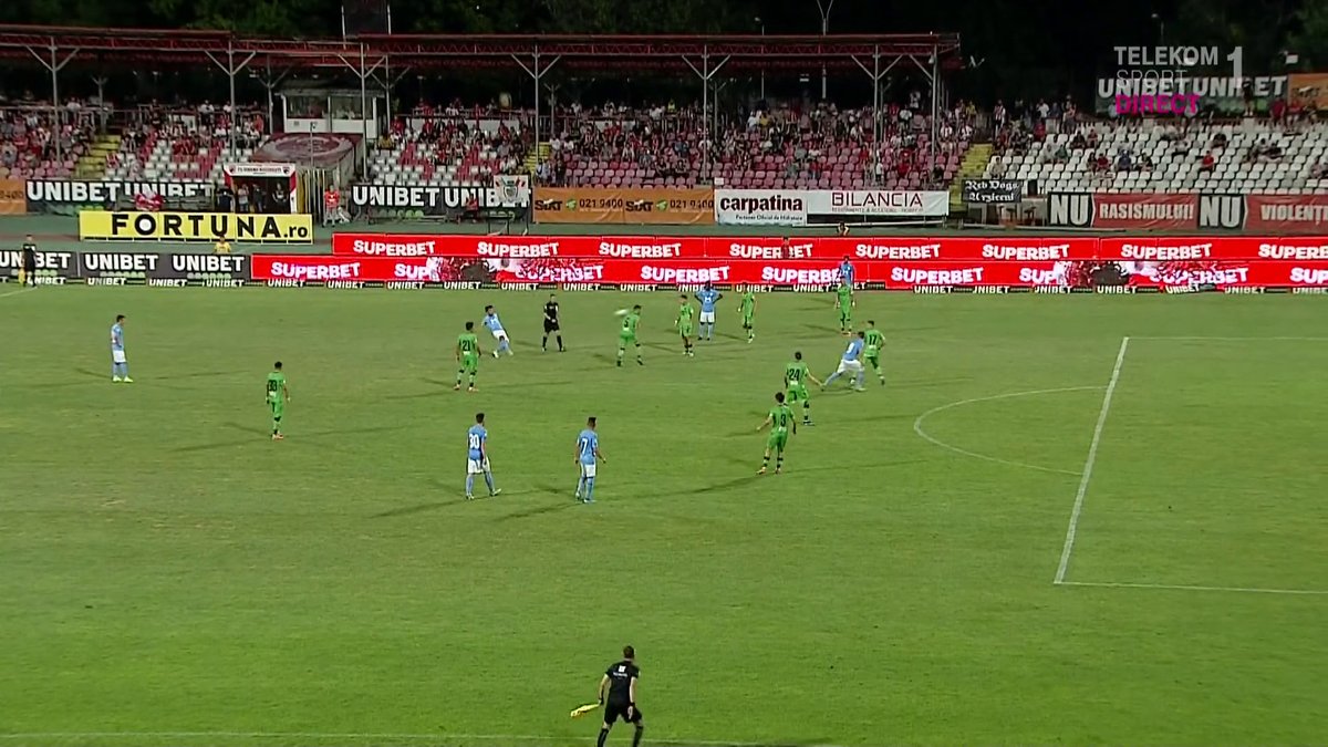 FOTO Minge de arbitru Dinamo - Voluntari 19.07.2021